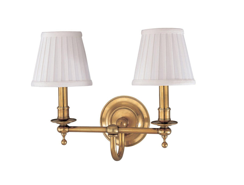 Lighting - Wall Sconce Beekman 2 Light Wall Sconce // Aged Brass 