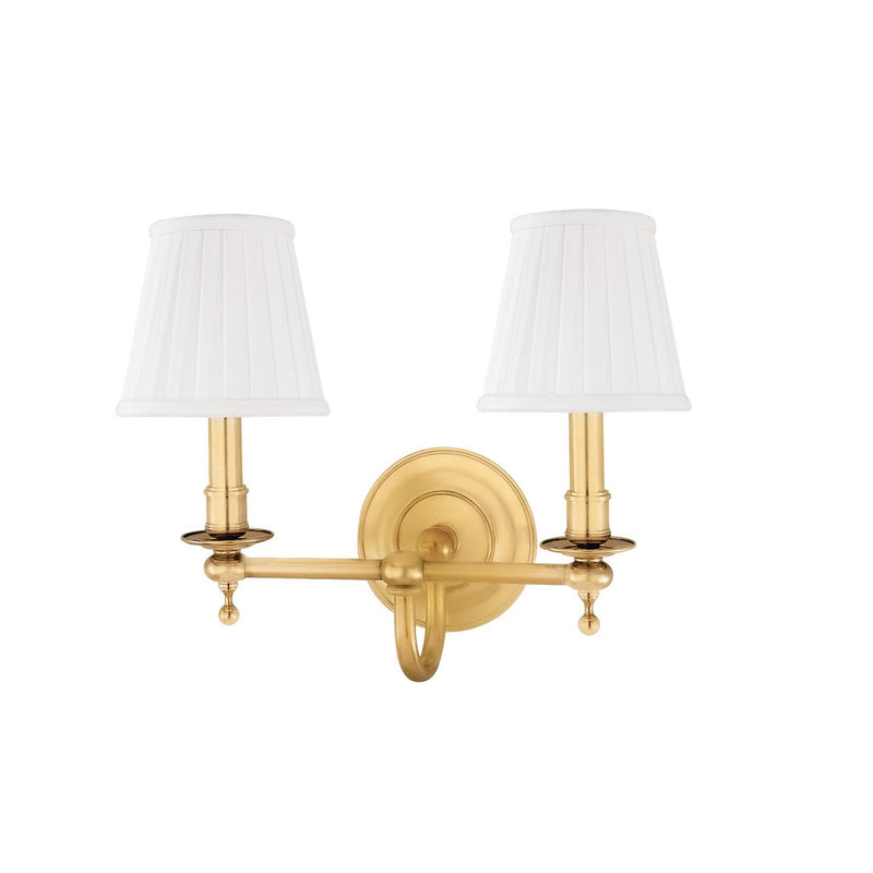 Lighting - Wall Sconce Beekman 2 Light Wall Sconce // Aged Brass 