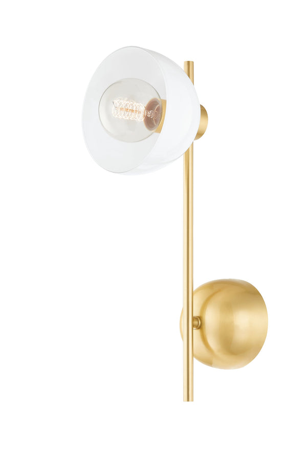 Lighting - Wall Sconce Belle 1 Light Wall Sconce // Aged Brass 