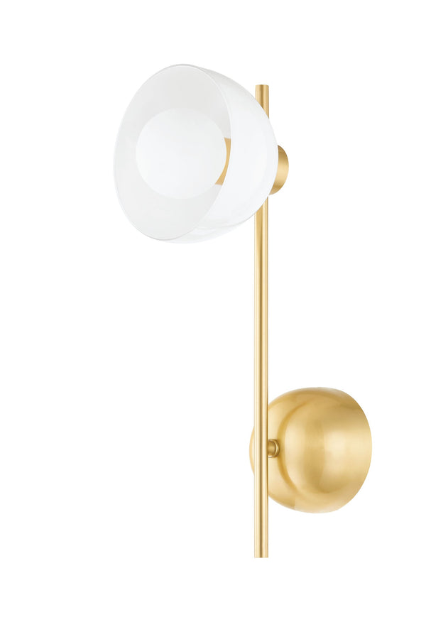 Lighting - Wall Sconce Belle 1 Light Wall Sconce // Aged Brass 
