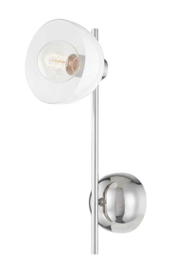 Lighting - Wall Sconce Belle 1 Light Wall Sconce // Polished Nickel 