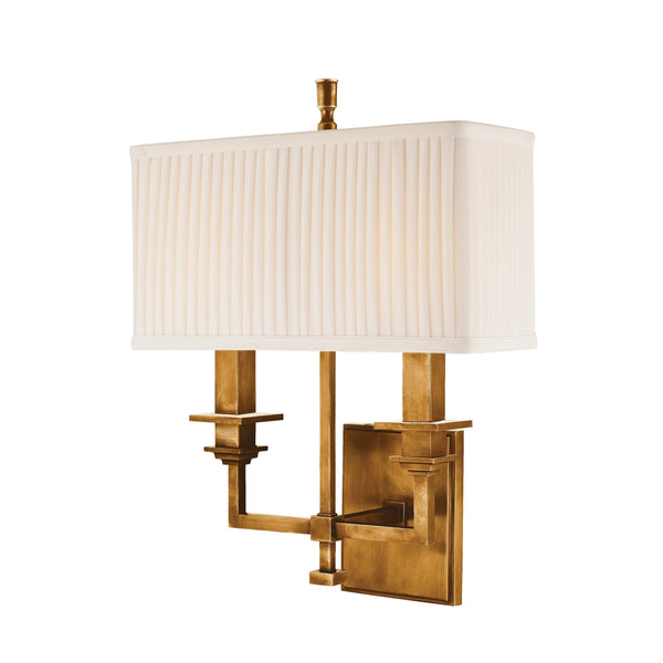 Lighting - Wall Sconce Berwick 2 Light Wall Sconce // Aged Brass 