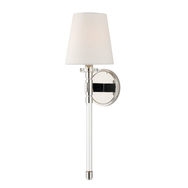 Lighting - Wall Sconce Blixen 1 Light Wall Sconce // Polished Nickel 