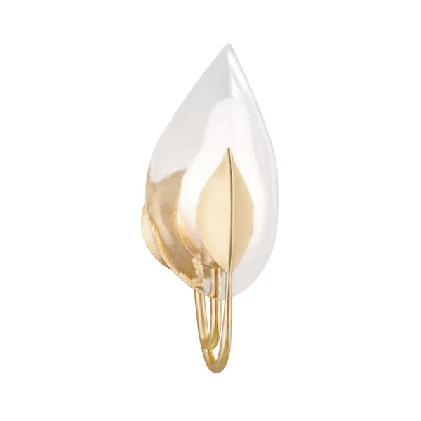 Lighting - Wall Sconce Blossom 1 Light Wall Sconce // Gold Leaf 
