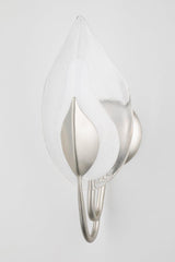 Lighting - Wall Sconce Blossom 1 Light Wall Sconce // Silver Leaf 