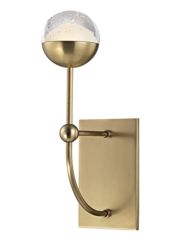 Lighting - Wall Sconce Boca Led Wall Sconce // Aged Brass 