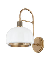 Lighting - Wall Sconce Bradbury 1 Light Wall Sconce // Patina Brass 