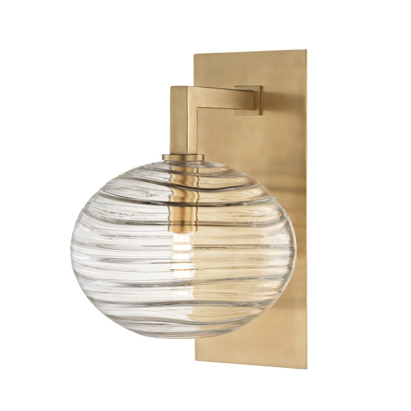 Lighting - Wall Sconce Breton 1 Light Wall Sconce // Aged Brass 