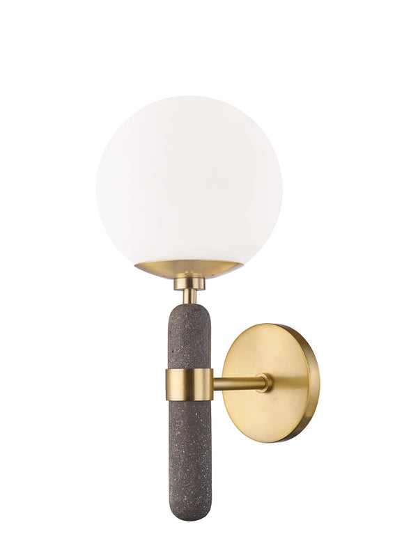 Lighting - Wall Sconce Brielle 1 Light Wall Sconce // Aged Brass 