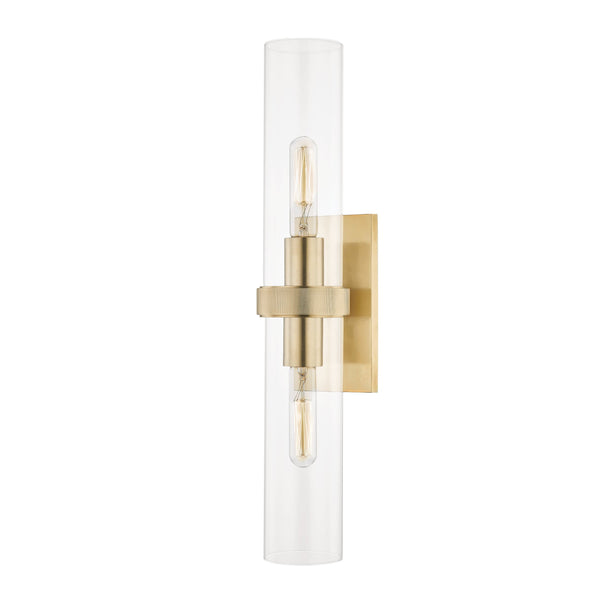 Lighting - Wall Sconce Briggs 2 Light Wall Sconce // Aged Brass 