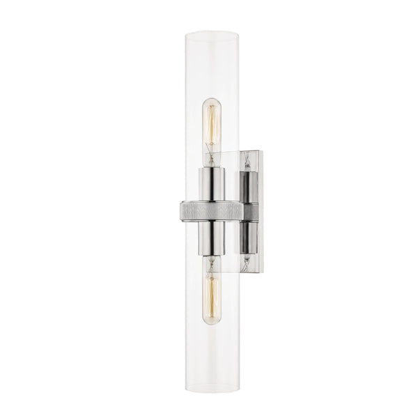 Lighting - Wall Sconce Briggs 2 Light Wall Sconce // Polished Nickel 
