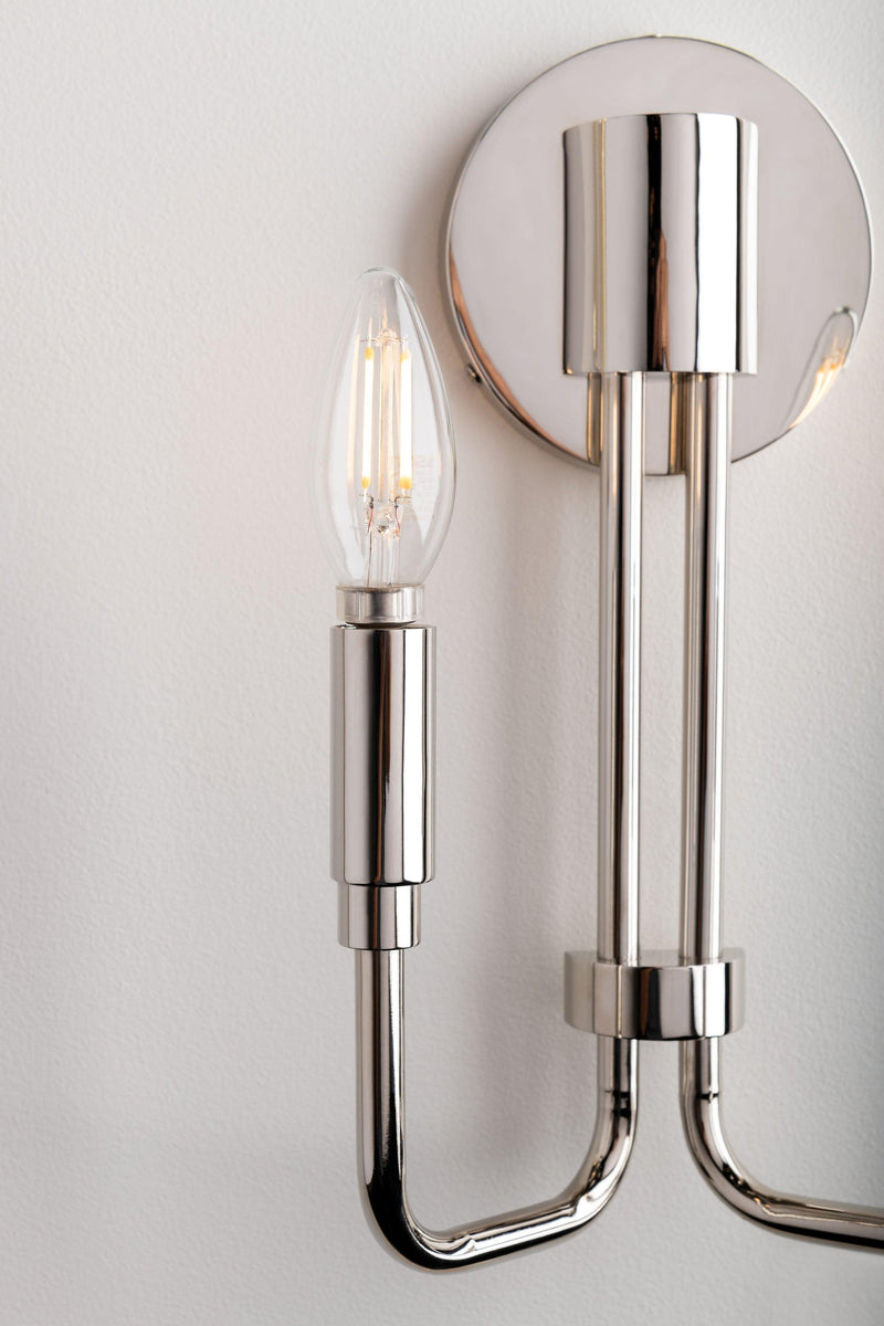 Lighting - Wall Sconce Brigitte 2 Light Wall Sconce // Aged Brass 