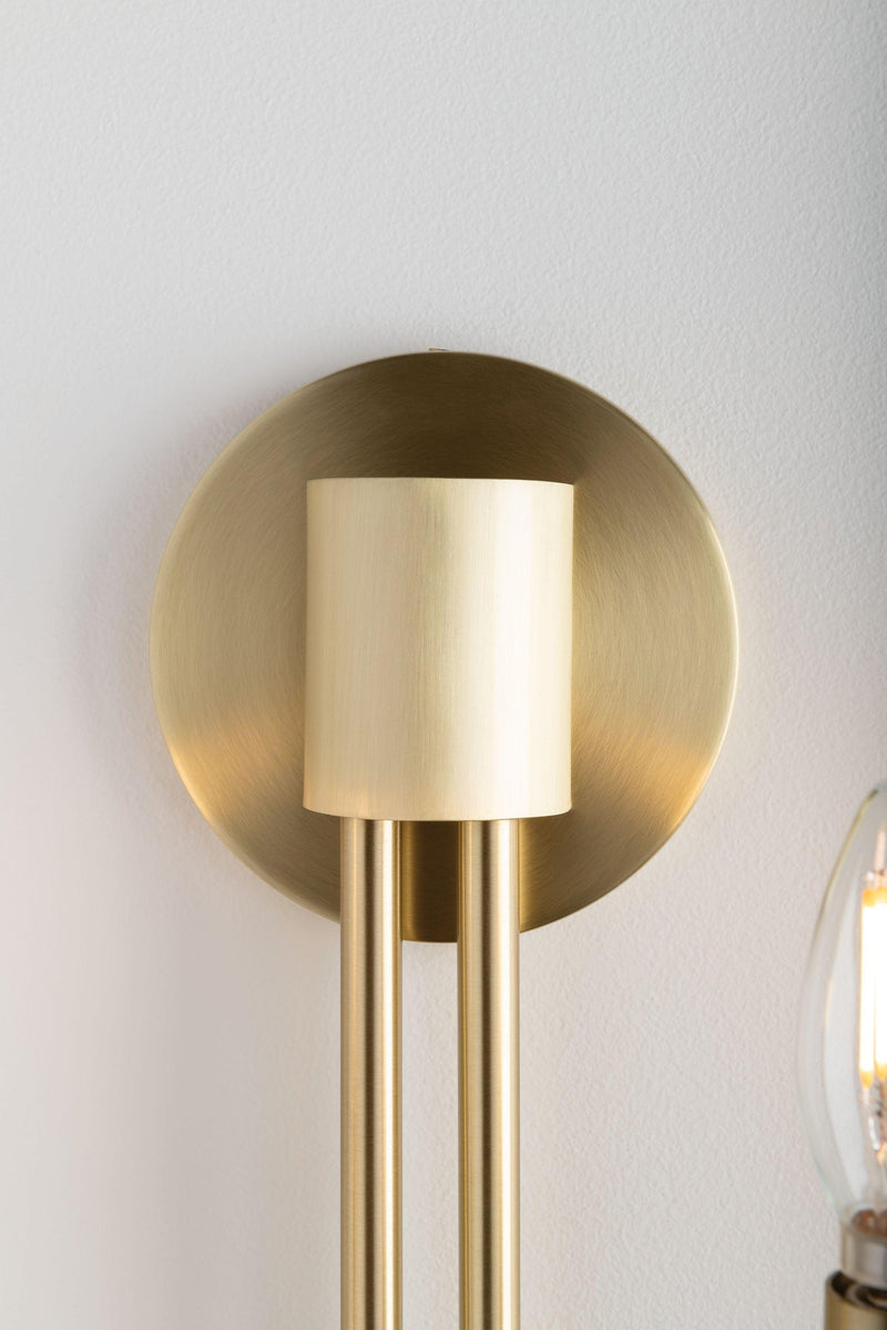 Lighting - Wall Sconce Brigitte 2 Light Wall Sconce // Aged Brass 