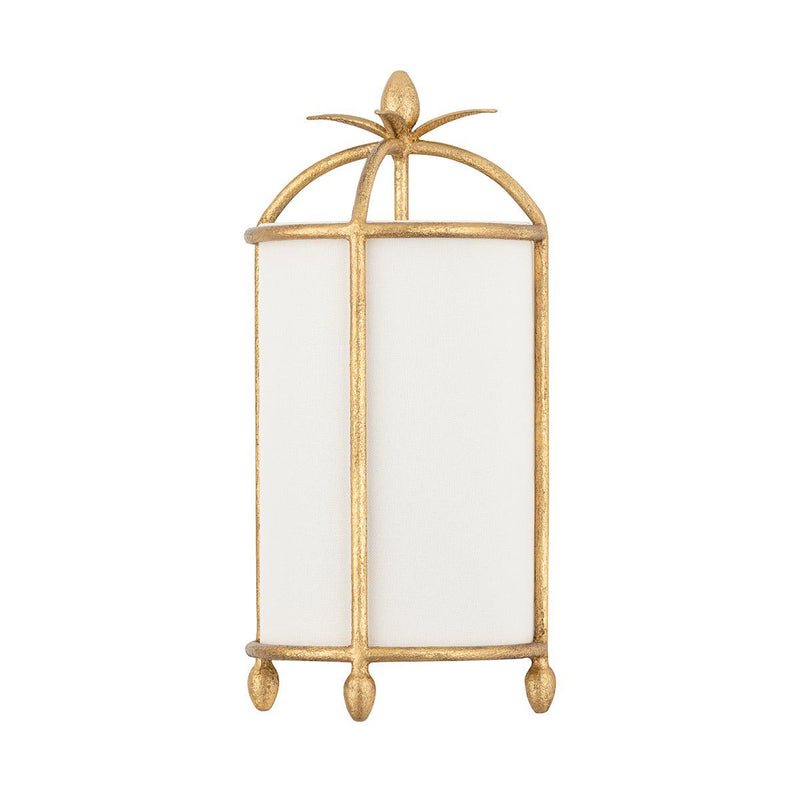 Lighting - Wall Sconce Brooks 2 Light Wall Sconce // Vintage Gold Leaf 