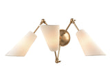 Lighting - Wall Sconce Buckingham 3 Light Wall Sconce // Aged Brass 