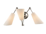 Lighting - Wall Sconce Buckingham 3 Light Wall Sconce // Polished Nickel 