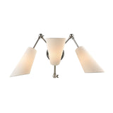 Lighting - Wall Sconce Buckingham 3 Light Wall Sconce // Polished Nickel 