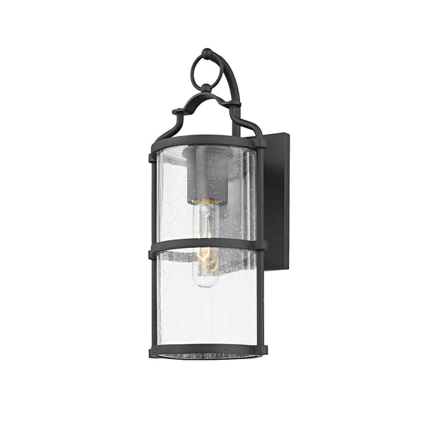 Lighting - Wall Sconce Burbank 1 Light Small Exterior Wall Sconce // Textured Black 