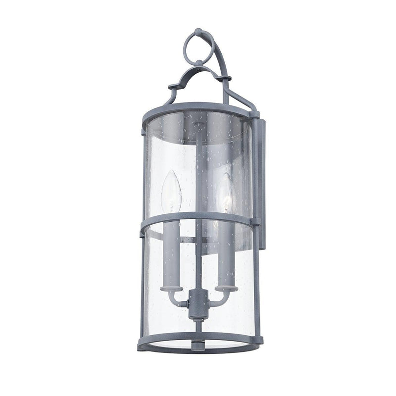 Lighting - Wall Sconce Burbank 2 Light Medium Exterior Wall Sconce // Weathered Zinc 