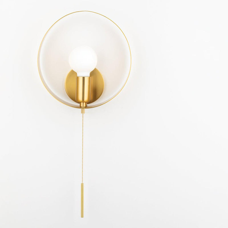 Lighting - Wall Sconce Cali 1 Light Wall Sconce // Aged Brass 