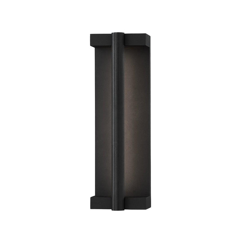 Lighting - Wall Sconce Calla 1 Light Small Exterior Wall Sconce // Textured Black 