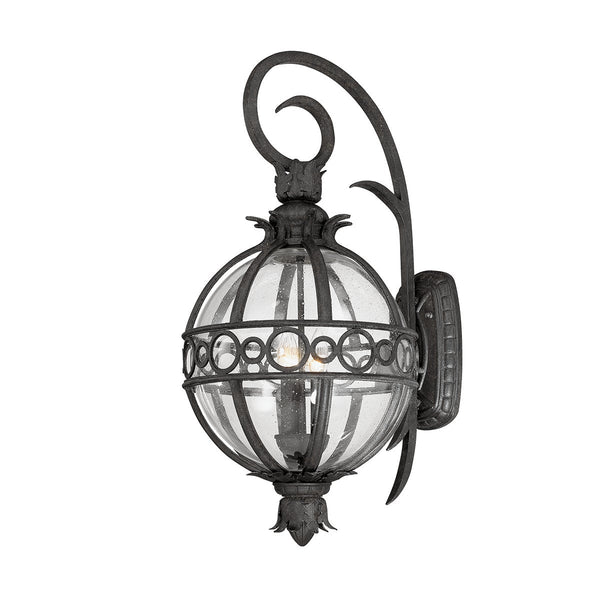 Lighting - Wall Sconce Campanile 3lt Exterior Wall Lantern Large // French Iron 