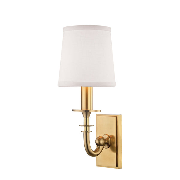 Lighting - Wall Sconce Carroll 1 Light Wall Sconce // Aged Brass 