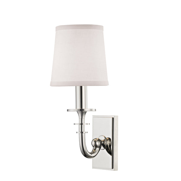 Lighting - Wall Sconce Carroll 1 Light Wall Sconce // Polished Nickel 