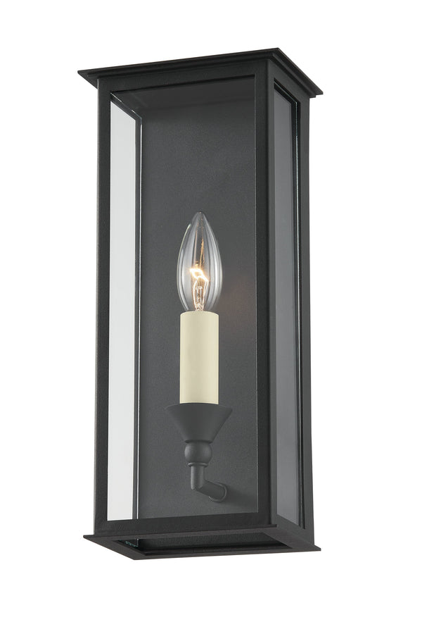 Lighting - Wall Sconce Chauncey Exterior Wall Sconce // Textured Black // Small 