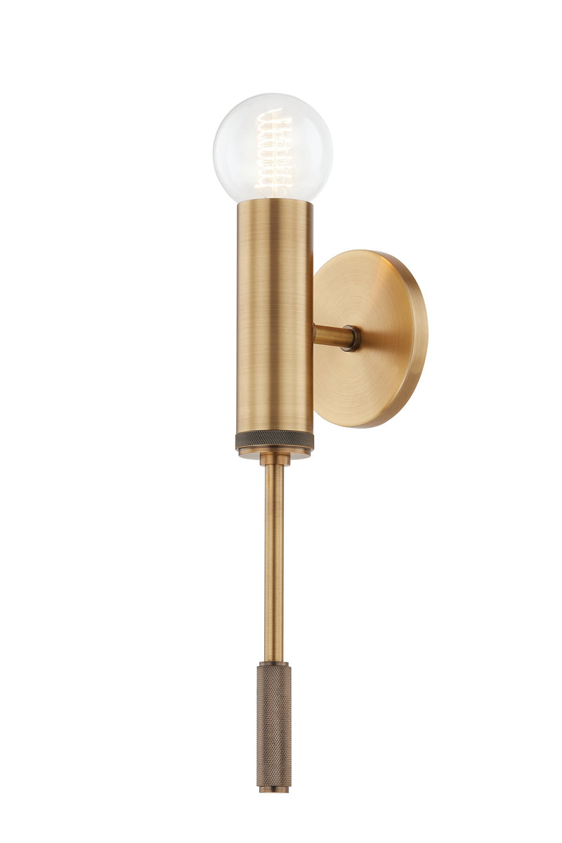 Lighting - Wall Sconce Chino 1 Light Wall Sconce // Patina Brass 