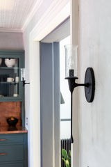 Lighting - Wall Sconce Chisel 1 Light Wall Sconce // Black Iron 