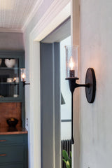 Lighting - Wall Sconce Chisel 1 Light Wall Sconce // Black Iron 