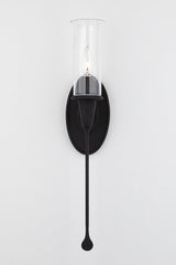 Lighting - Wall Sconce Chisel 1 Light Wall Sconce // Black Iron 