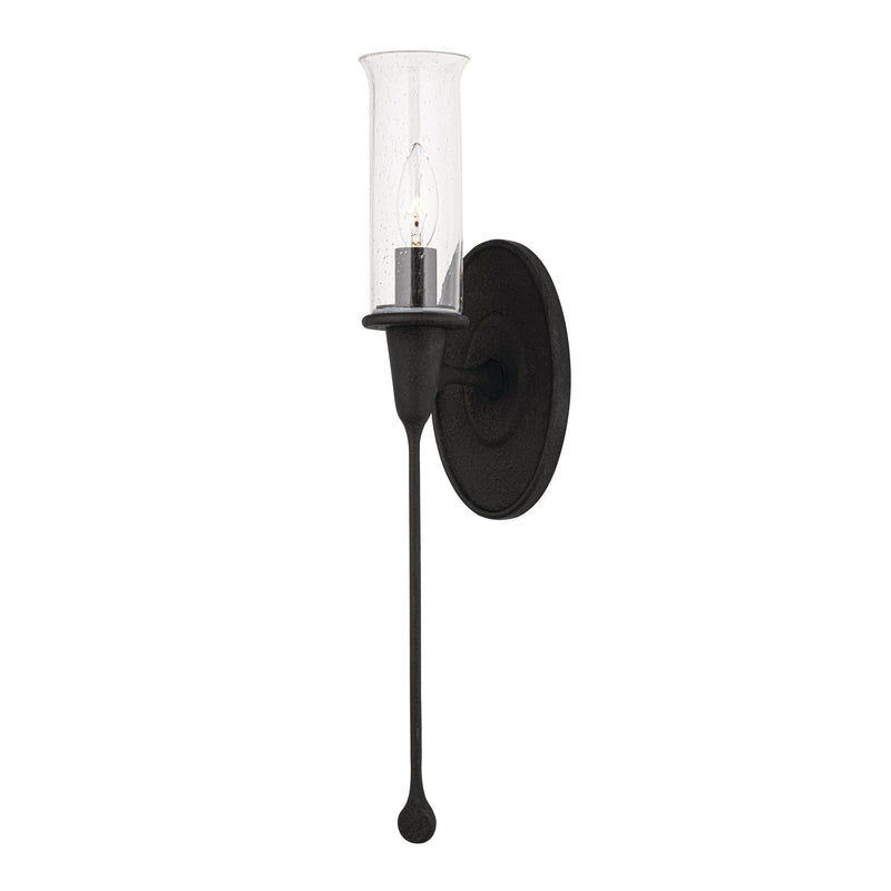 Lighting - Wall Sconce Chisel 1 Light Wall Sconce // Black Iron 