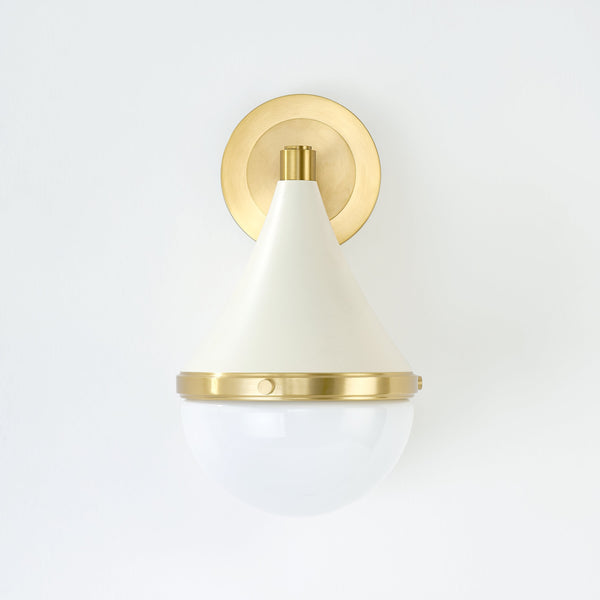 Lighting - Wall Sconce Ciara 1 Light Wall Sconce // Aged Brass // Small 