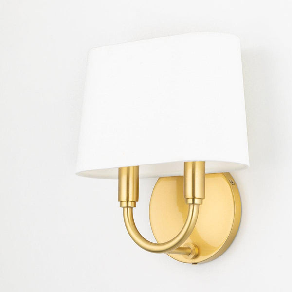 Lighting - Wall Sconce Clair 2 Light Wall Sconce // Aged Brass 