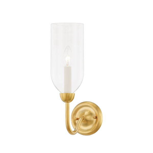 Lighting - Wall Sconce Classic No.1 1 Light Wall Sconce // Aged Brass // Large 