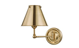 Lighting - Wall Sconce Classic No.1 1 Light Wall Sconce // Aged Brass // Small 