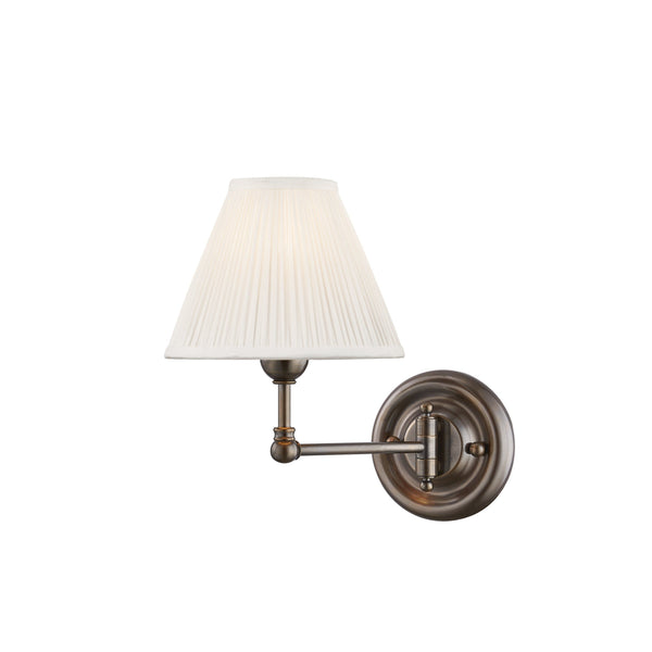 Lighting - Wall Sconce Classic No.1 1 Light Wall Sconce // Distressed Bronze // Small 