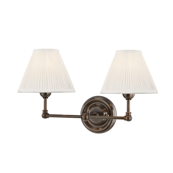 Lighting - Wall Sconce Classic No.1 2 Light Wall Sconce // Distressed Bronze 