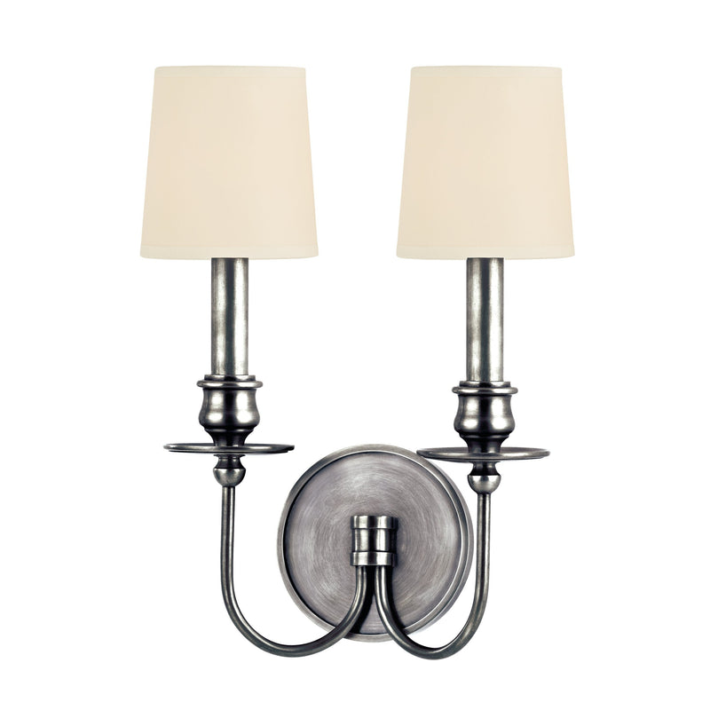 Lighting - Wall Sconce Cohasset 2 Light Wall Sconce // Polished Nickel 