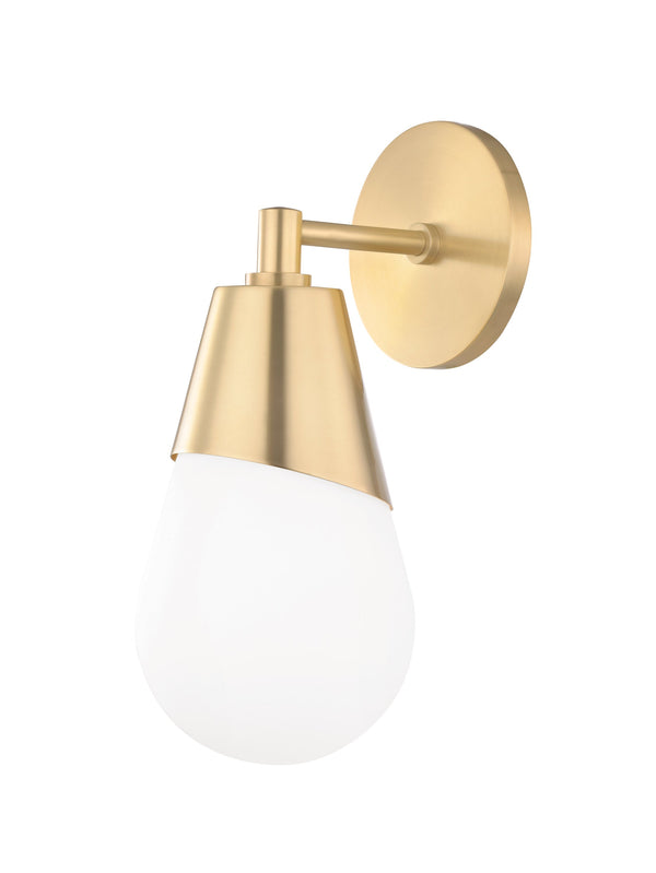 Lighting - Wall Sconce Cora 1 Light Wall Sconce // Aged Brass 