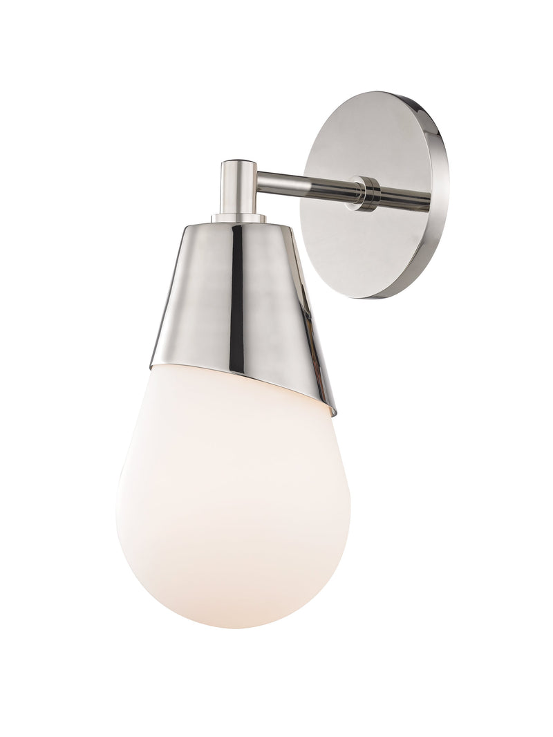 Lighting - Wall Sconce Cora 1 Light Wall Sconce // Polished Nickel 