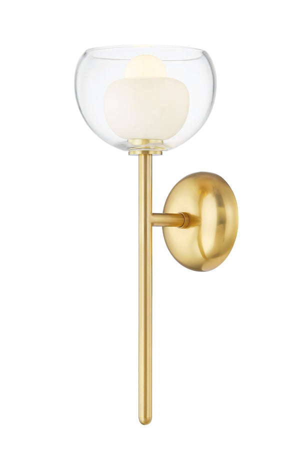 Lighting - Wall Sconce Cortney 1 Light Wall Sconce // Aged Brass 