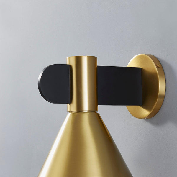 Lighting - Wall Sconce Cranston 1 Light Wall Sconce // Aged Brass 