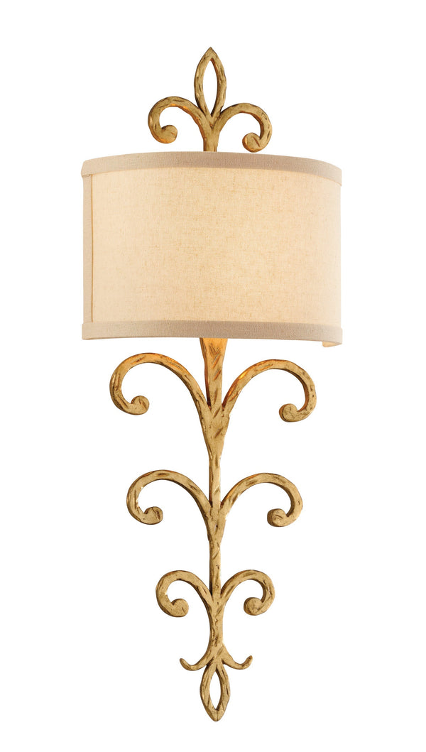 Lighting - Wall Sconce Crawford 2lt Wall Sconce // Crawford Gold 
