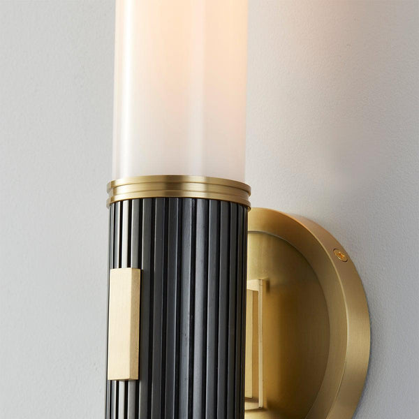 Lighting - Wall Sconce Crewe 1 Light Sconce // Aged & Antique Distressed Bronze 