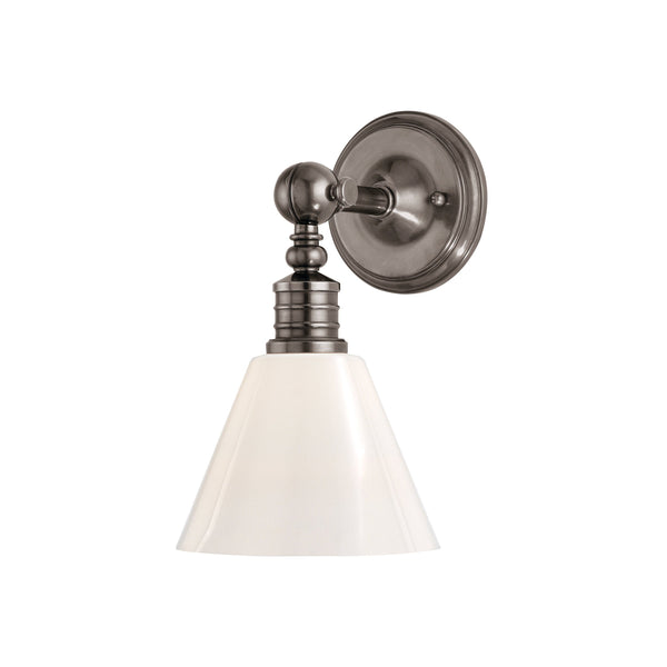 Lighting - Wall Sconce Darien 1 Light Wall Sconce // Historic Nickel // Small 