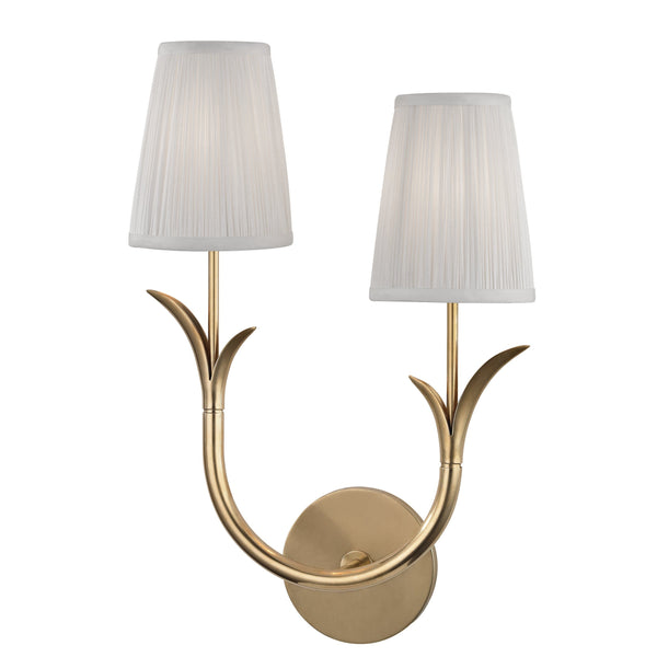 Lighting - Wall Sconce Deering 2 Light Right Wall Sconce // Aged Brass 