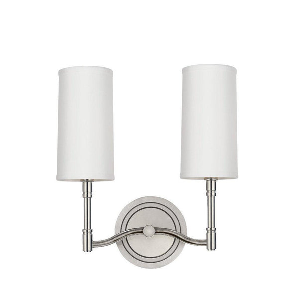 Lighting - Wall Sconce Dillon 2 Light Wall Sconce // Polished Nickel 